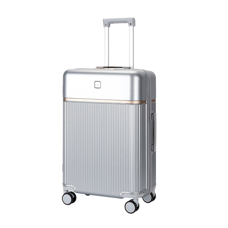 New high-appearure-level female luggage suitcase with handle, PC hard shell anti-theft password lock, 20-inch carry-on suitcase Item Picture