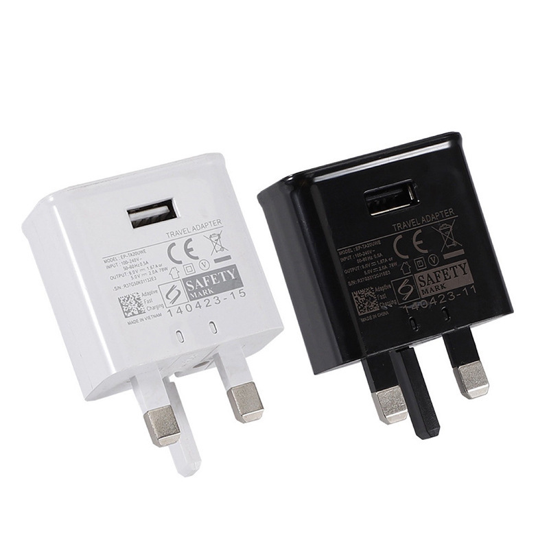Compatible with Samsung S6/S8/S10 British standard charger 15W charging head charging cable 9V2AQC3.0 adapter Item Picture