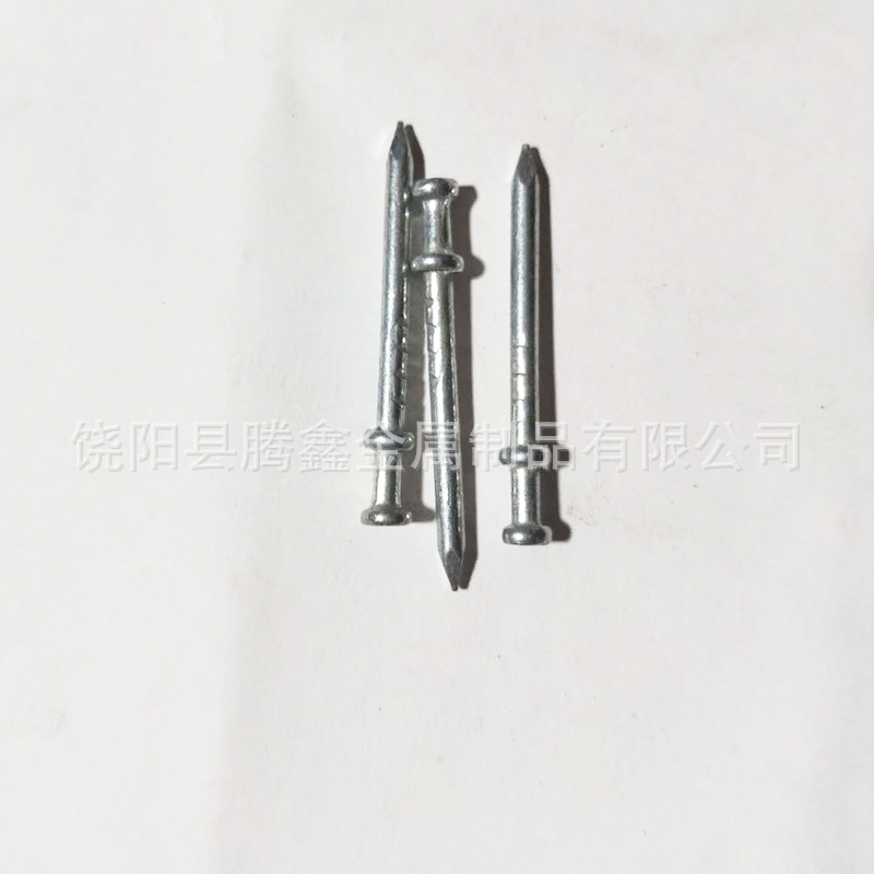 Special-shaped nails, galvanized Q235 double-cap nails, special-shaped iron nails wholesale, double-cap railway engineering, high-speed building materials, double-cap nails Application Scenario