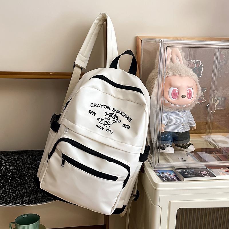 ins Japanese-style backpacks are durable, with large capacity for junior high school students, lightweight and load-reducing schoolbags for college students, and travel backpacks for high school students details Picture