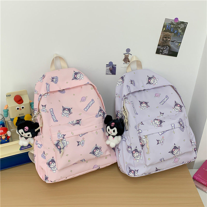 Cross-border schoolbags with large capacity, cute Japanese-style backpacks for junior high school and senior high school students, cartoon backpacks for children and primary school students Application Scenario