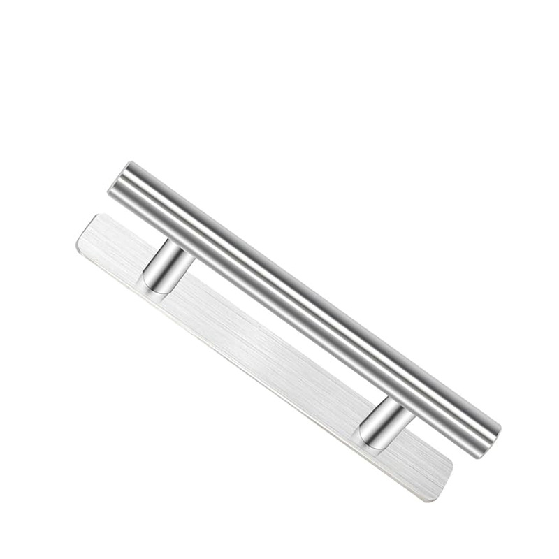 Stainless steel nail-free handle, strong self-adhesive handle, cabinet door, glass door handle, cabinet door, bathroom handle, cross-border details Picture