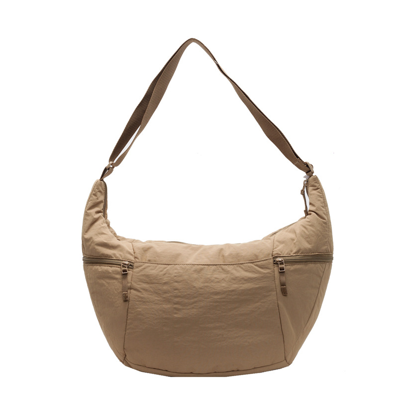 Korean style simple and versatile Tote bag for women 2024 new autumn and winter, large-capacity fabric bag, laid-back style single-shoulder crossbody bag Item Picture