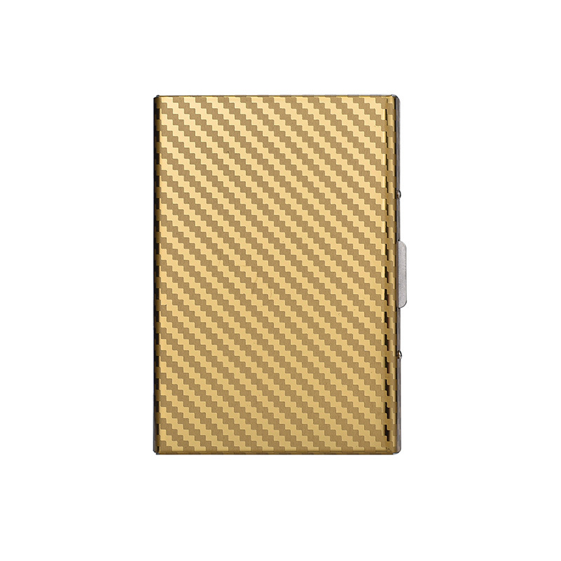 Cross-border exclusive portable anti-theft card swiping bag for men and women, rfid card box, metal card holder, card bag for going out and traveling Item Picture