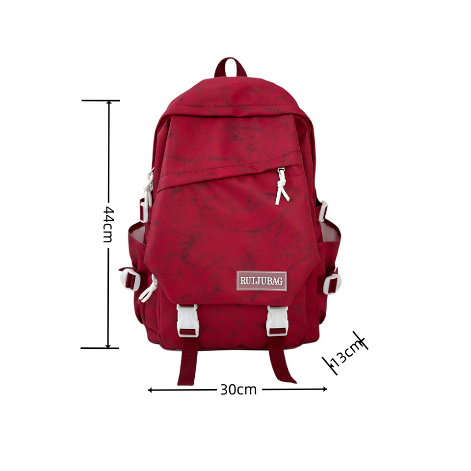 New 2025 cross-border large-capacity student backpack, trendy outdoor travel and casual computer backpack for Japan and South Korea Item Picture