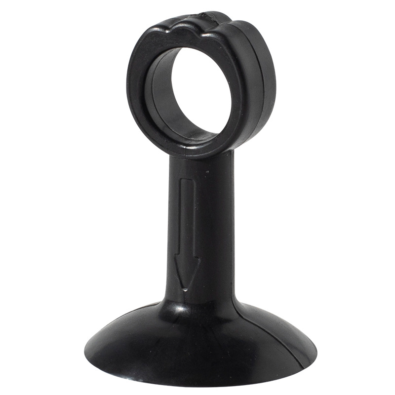 New door suction silicone door handle anti-collision pad, door rear suction cup, bathroom door collision door stop, gray and black Item Picture