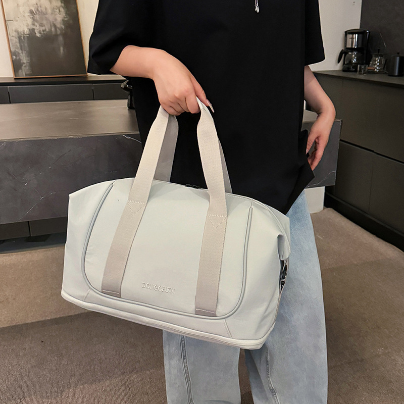 Cross-border Korean version expandable travel bag for women, new large-capacity maternity bag, short-distance student accommodation luggage bag details Picture