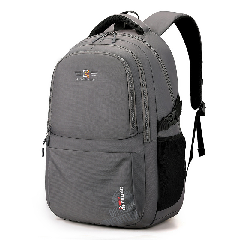 Fashionable casual business backpack for men, large-capacity nylon backpack, water-resistant and breathable, commuting computer bag for work Item Picture