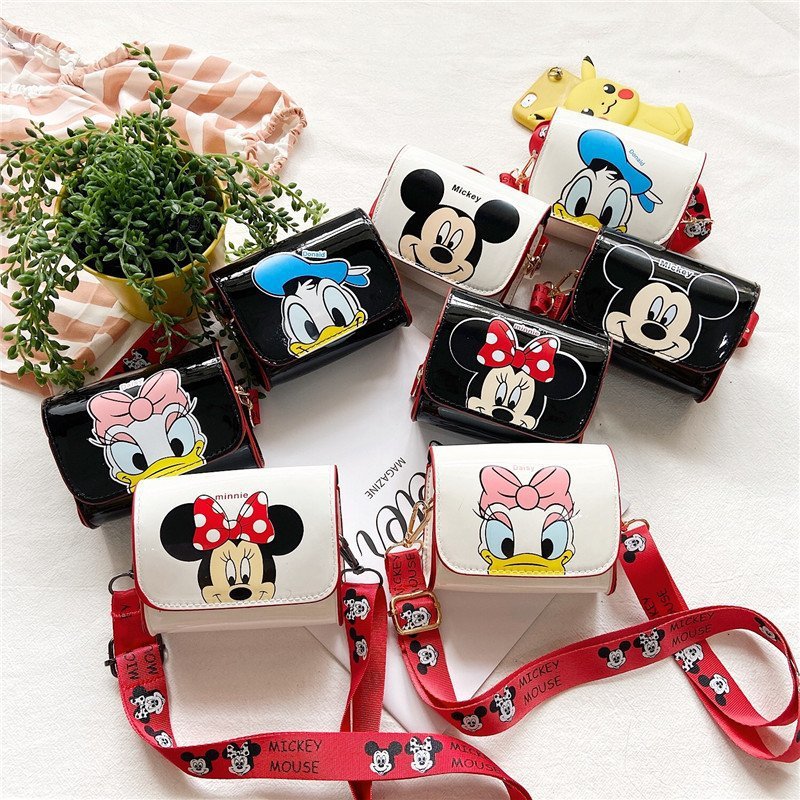 New children's bags: single-shoulder bag, cute cartoon crossbody bag, trendy mini square bag for boys and girls, fashionable coin purse full figure