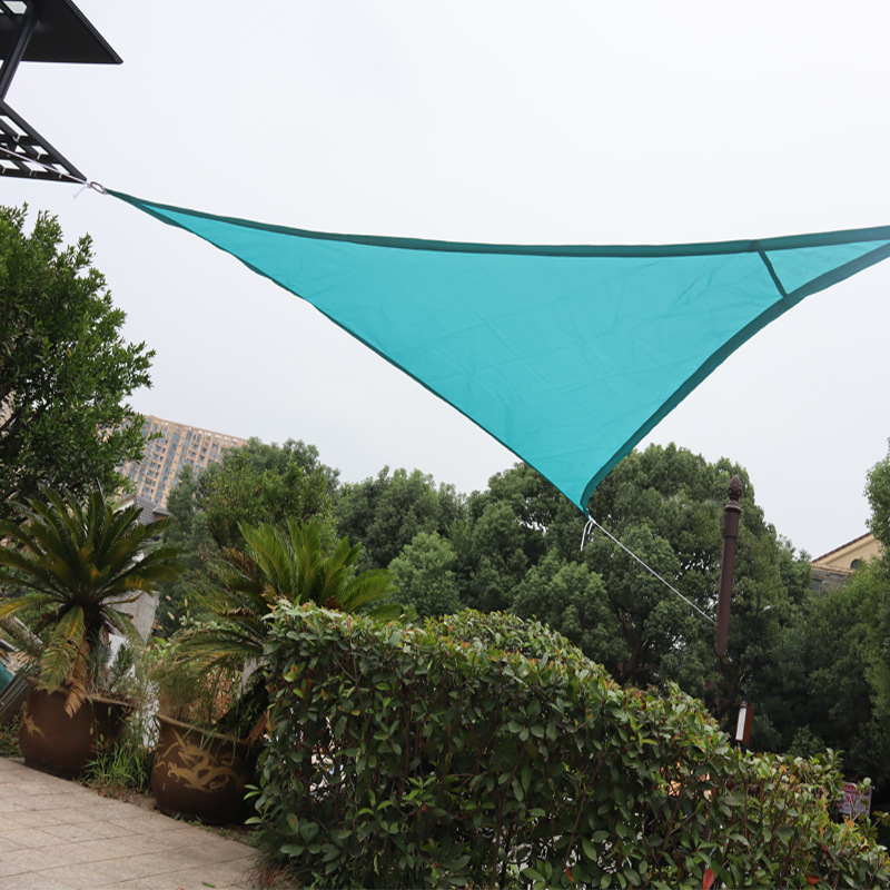 Triangular 3*4*5M sunshade sail, outdoor sunshade canopy, sky curtain, rain canopy, landscape canopy, waterproof sunshade fabric Specification drawing