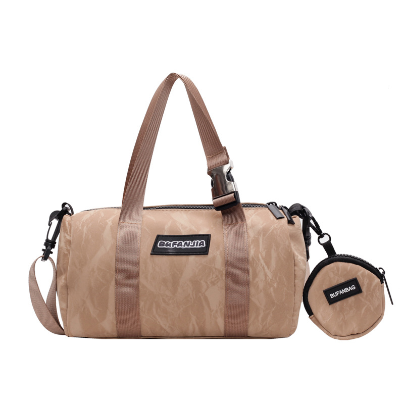 New retro and fashionable handbags for autumn and winter 2024, large-capacity single-shoulder crossbody bag, round bucket bag for work and commuting Item Picture