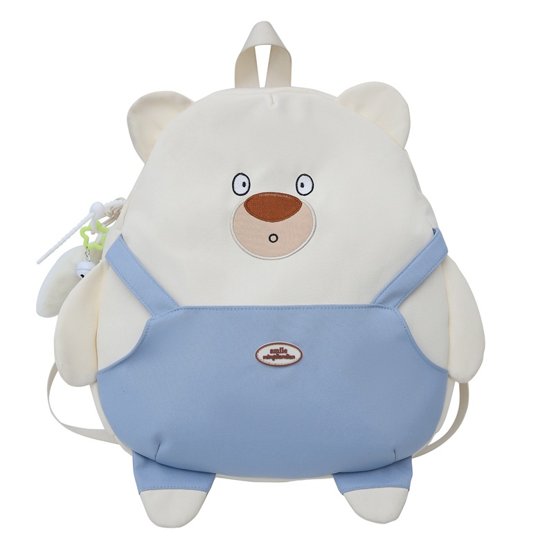 Cross-border cute bear cartoon backpack, school style schoolbag, large capacity, outdoor fashion, Japanese style, high appearance level backpack Item Picture