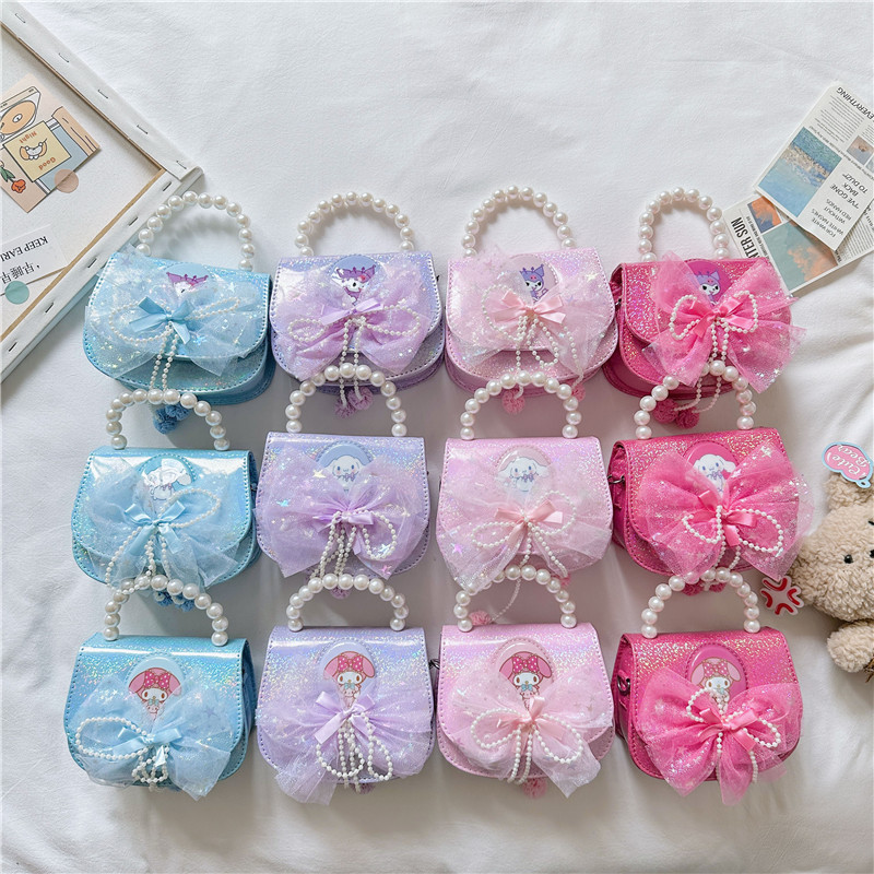 Flash Kumi handbag, children's crossbody small bag, Princess Melody Fashionable and cute girl shoulder bag Specification drawing