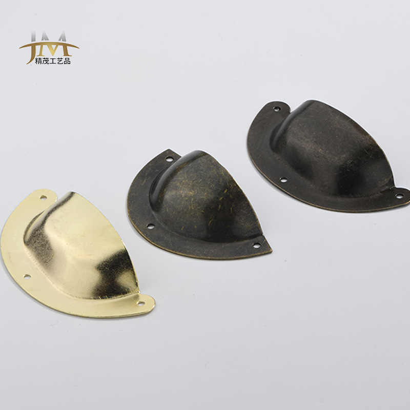 Jingmao New Chinese-style home decoration iron sheet material antique cabinet shell iron sheet retro semi-circular handle accessories Application Scenario
