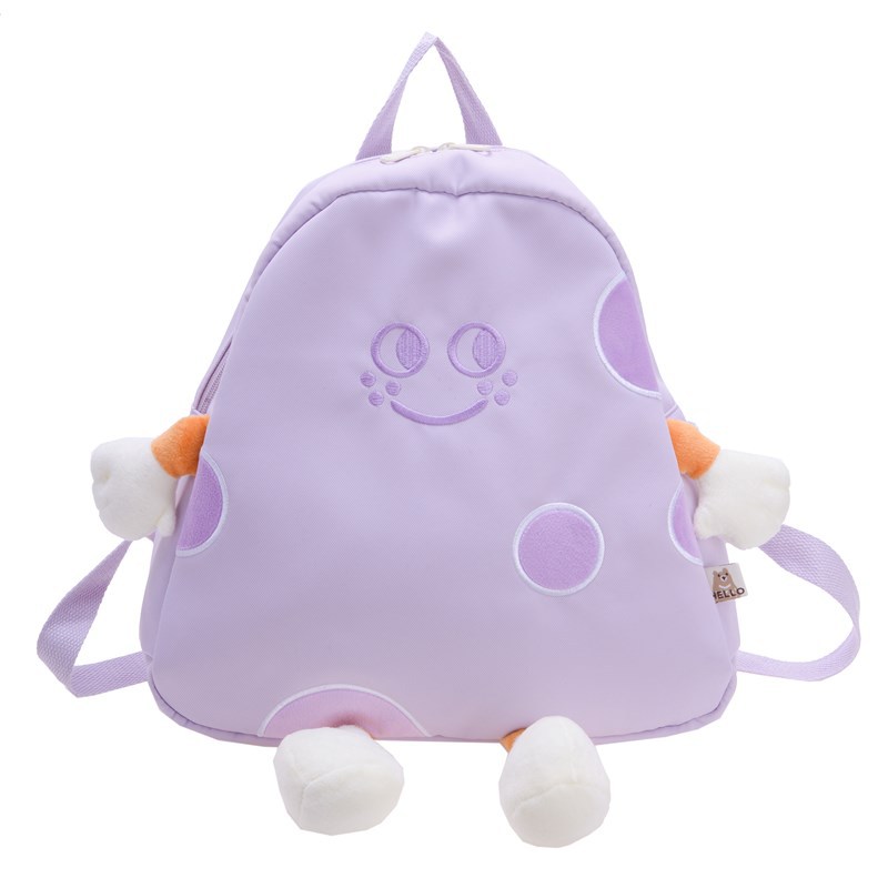 Cross-border cute children's schoolbag, baby boy and girl cheese backpack, portable and lightweight cartoon backpack for going out Item Picture
