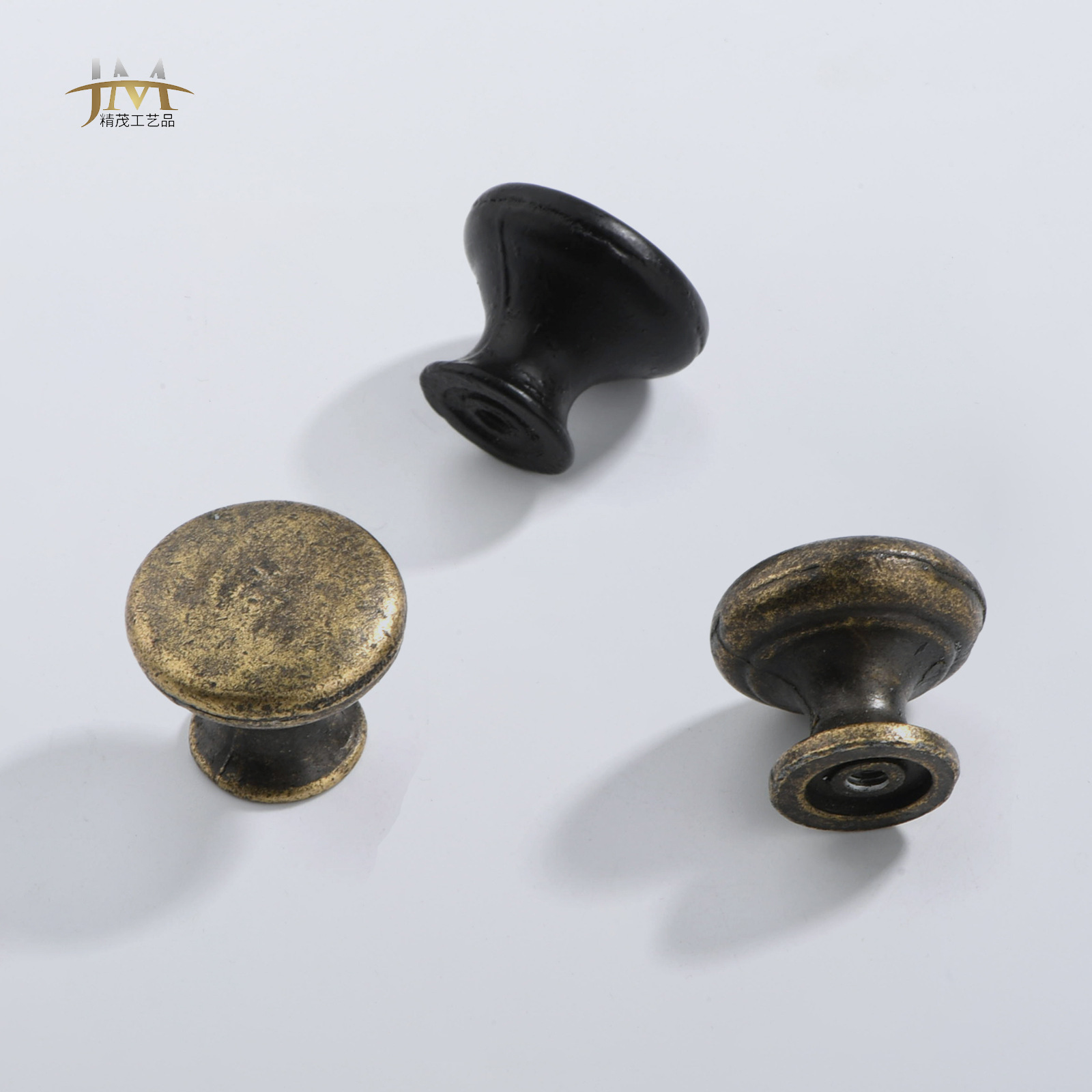 Jingmao Hardware's new European-style home decoration single-hole spray paint in black is suitable for drawer pull rings and cabinet door handles Application Scenario