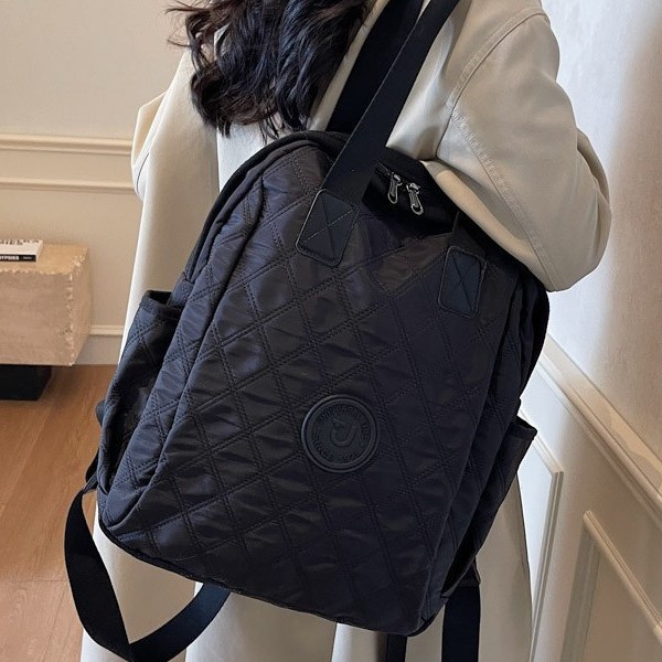 Fashionable new large-capacity multi-functional tutorial bag, student backpack, multi-functional single-shoulder bag, design sense backpack details Picture