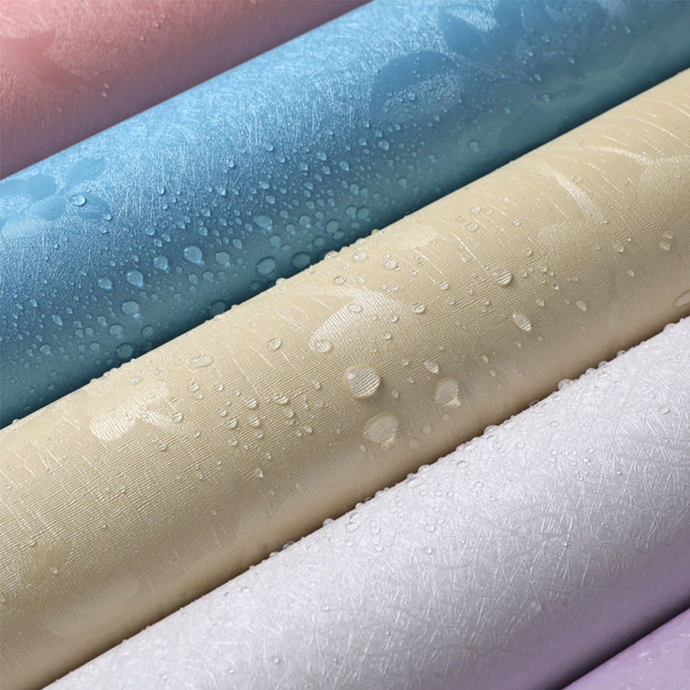 Self-adhesive wallpaper with linen texture for room use, waterproof PVC wallpaper, instant stickers, bedroom background wall, dormitory renovation stickers Specification drawing