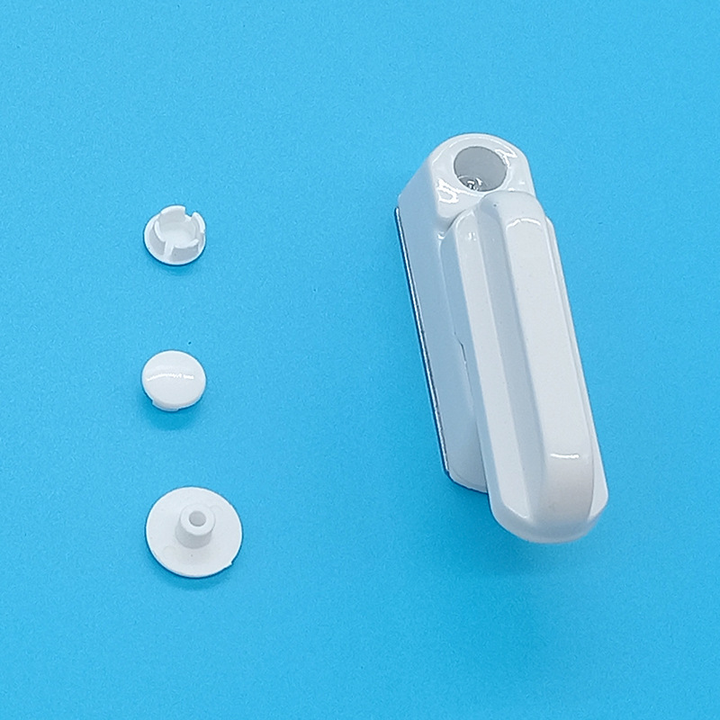 Wholesale casement window aluminum alloy T-shaped lock window anti-theft safety lock accessories, nail-free plastic steel window T-shaped anti-theft lock Application Scenario