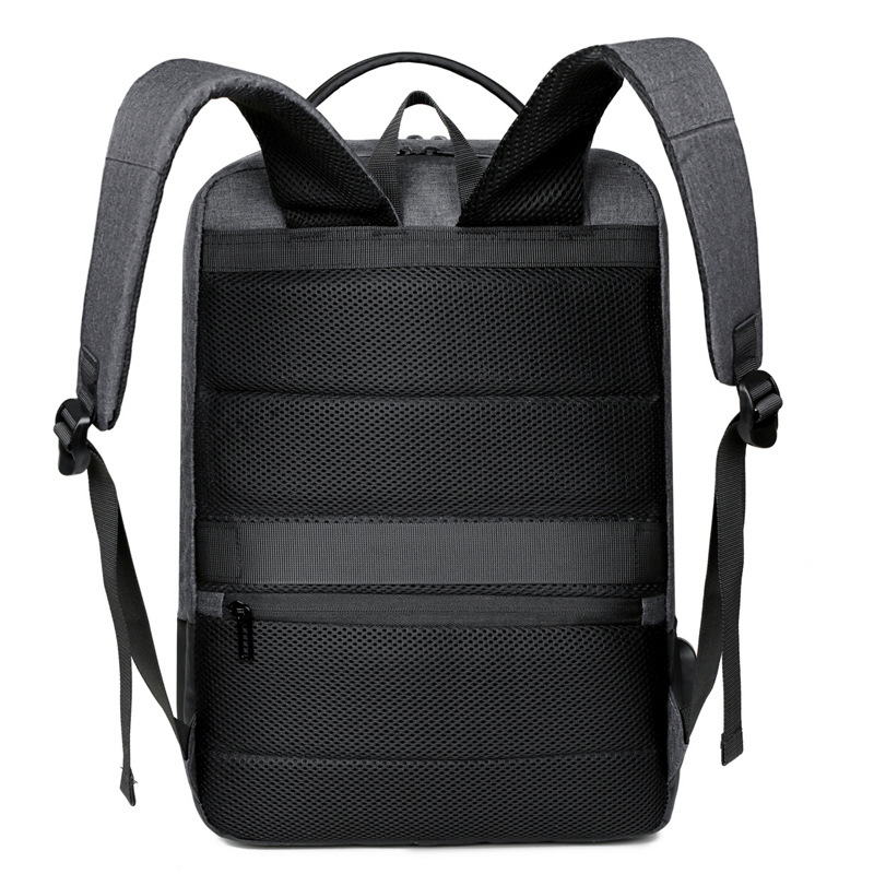 Cross-border business computer bag, double-shoulder high-end men's multi-functional casual backpack, large-capacity business travel bag Specification drawing