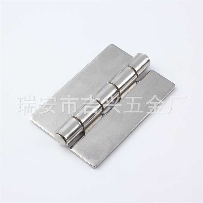 Wholesale 304 stainless steel welded hinges, industrial heavy-duty thickened welded hinges, door and window hardware welded hinges Item Picture