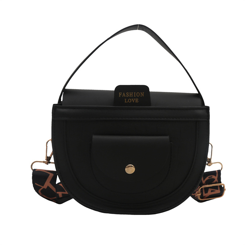 The 2024 new style of fashionable and simple urban trend hand-held saddle bag, large-capacity single-shoulder bag, and elegant crossbody bag are perfect for women Item Picture