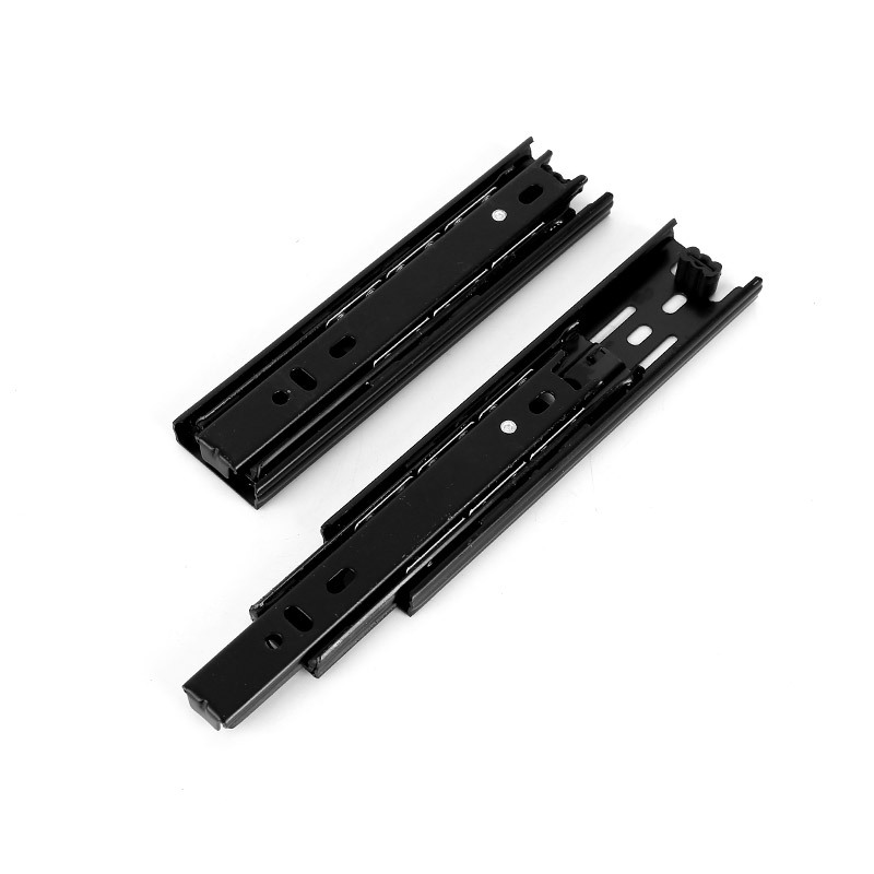 The manufacturer sells 5-inch, 6-inch, 8-inch #35 wide and short size guide rails, 30-inch silent three-section rails, drawer slide rails and hardware Specification drawing