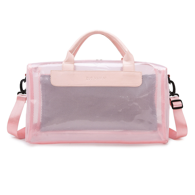 Factory wholesale personalized travel bags, fashionable and casual PVC sports, yoga and fitness bags, large-capacity outdoor luggage bags Item Picture