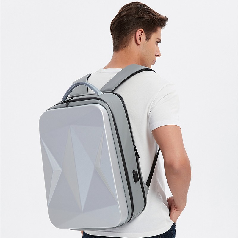 Cross-border large-capacity waterproof gaming computer bag, men's high-end business backpack, casual business trip bag details Picture