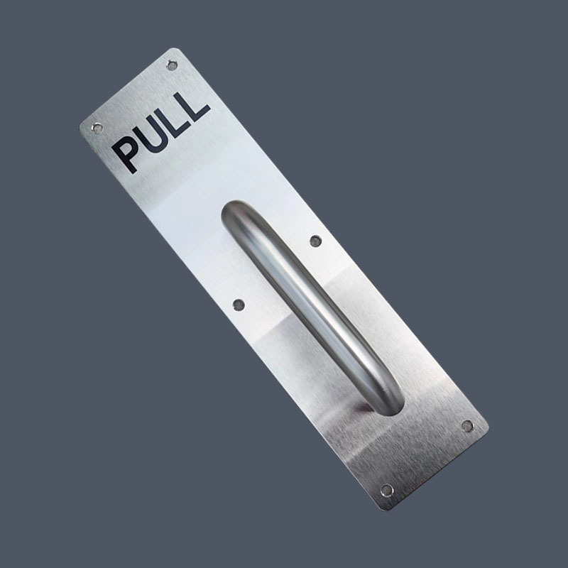Wholesale of thickened stainless steel sliding plate exposed handle, channel door sign handrail, fire protection door handle hardware Application Scenario
