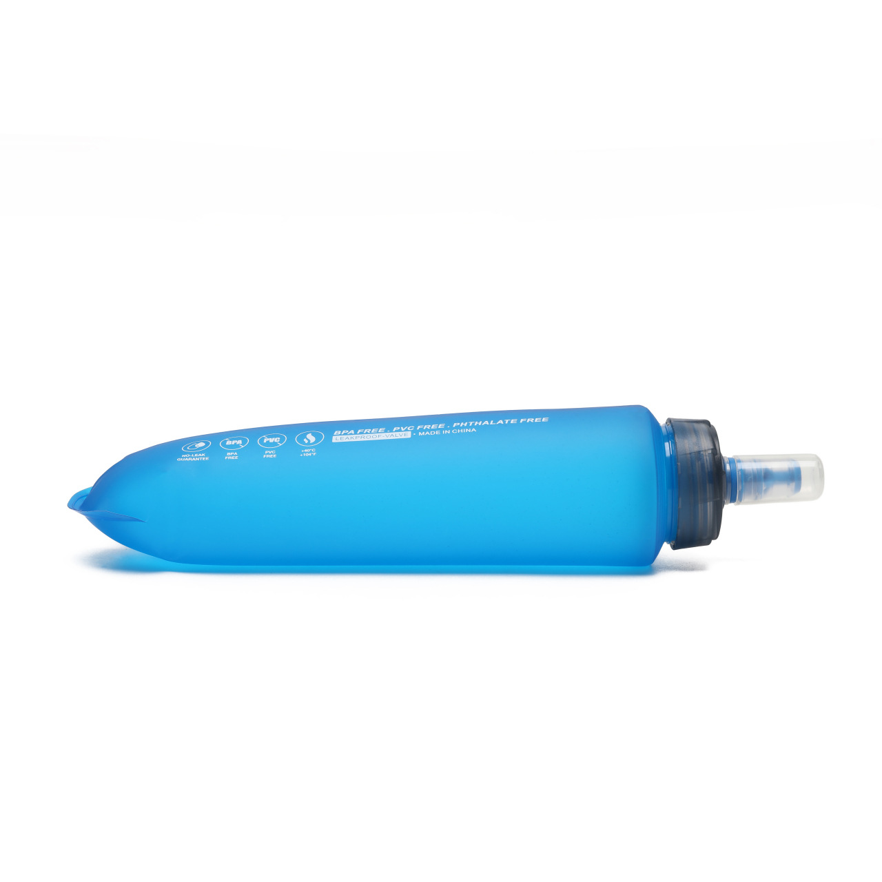 Cross-border portable soft water bag, outdoor sports marathon refill water bottle, cycling bag, running folding water bottle, 500ml Item Picture
