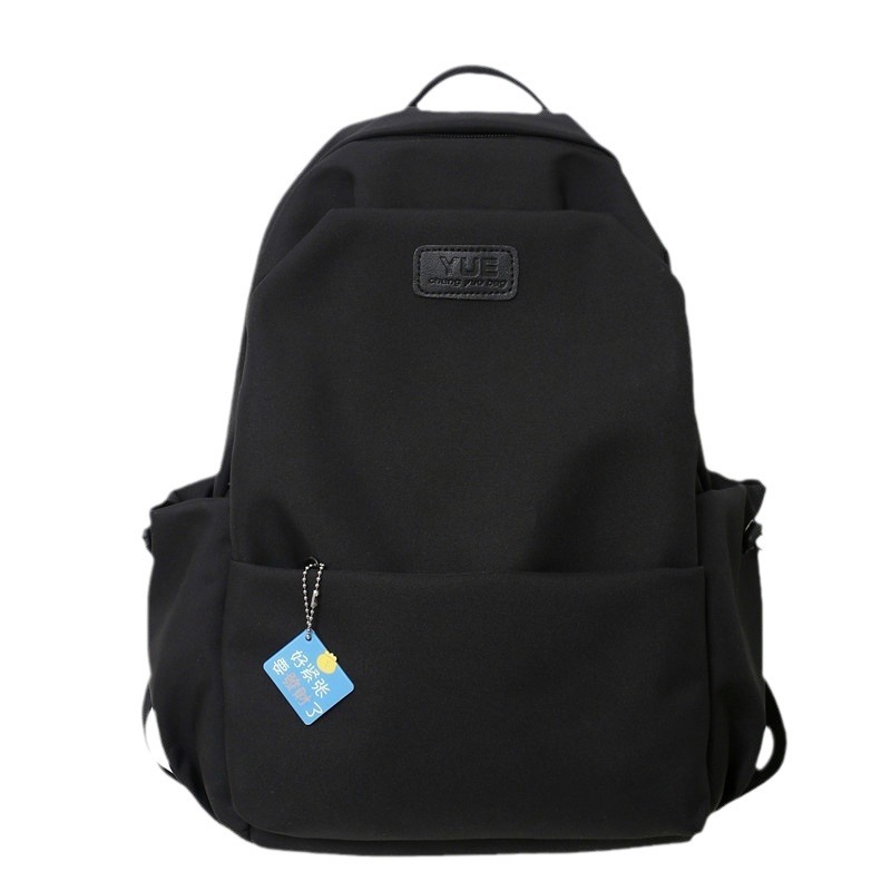 New Korean-style simple schoolbag, junior high school student backpack, female forest style, Japanese style student large-capacity simple backpack Item Picture
