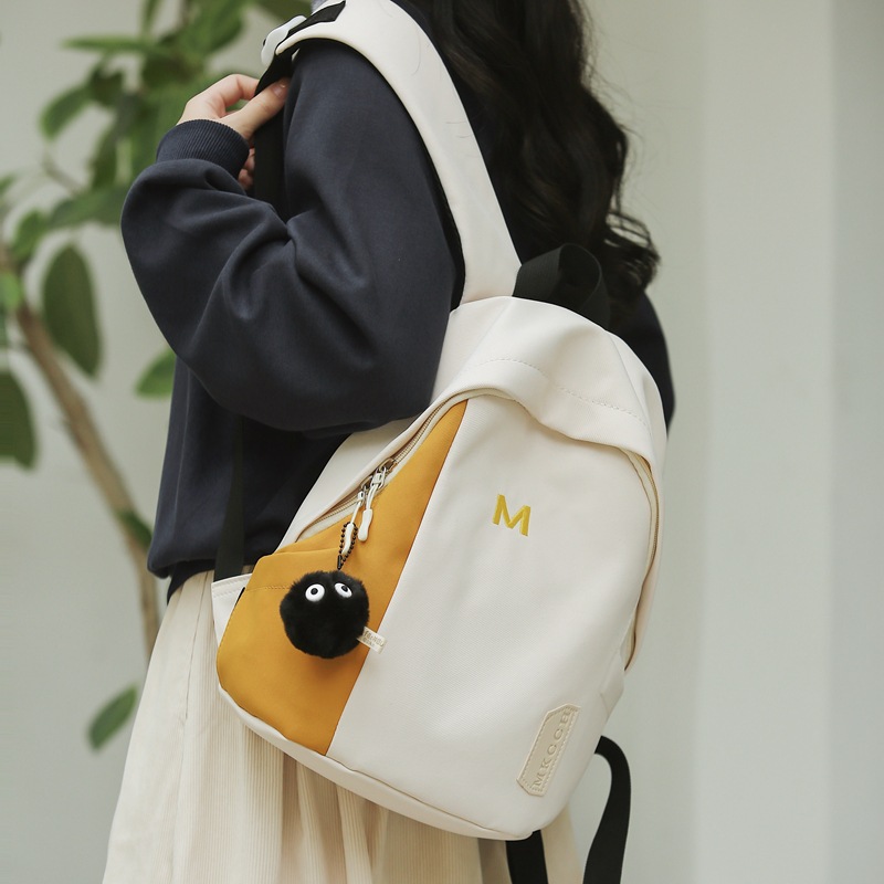 Cross-border backpacks, simple female college student schoolbags, large-capacity class commuting bags, small schoolbags for primary and secondary school students going out details Picture