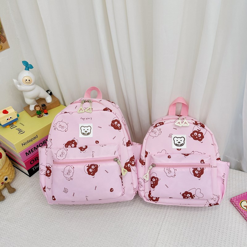 Cross-border fashion girls' small backpack, new cartoon children's kindergarten schoolbag, cute travel baby backpack details Picture