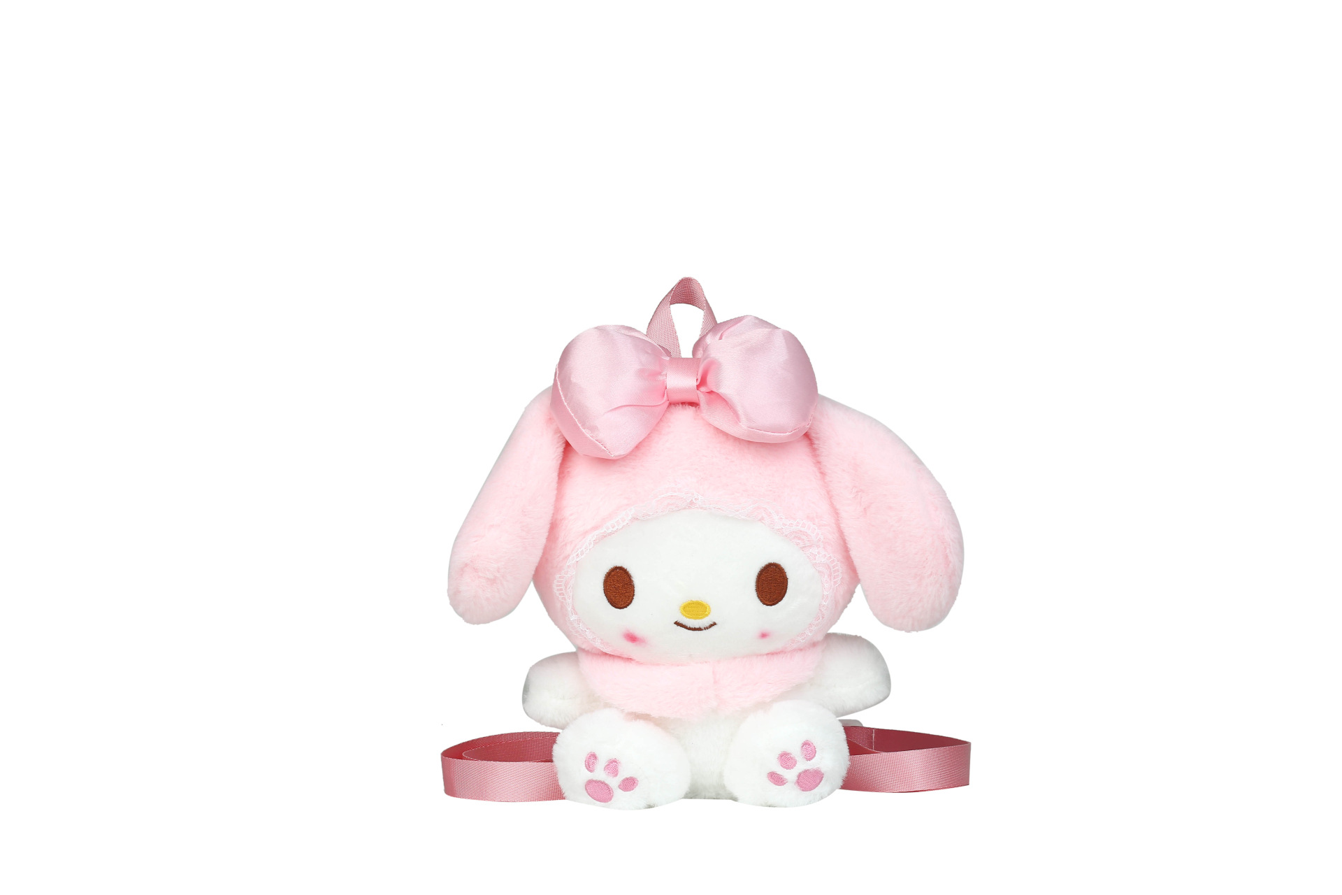 New pink Melody plush toy backpack, children's backpack, gift, claw machine doll Item Picture