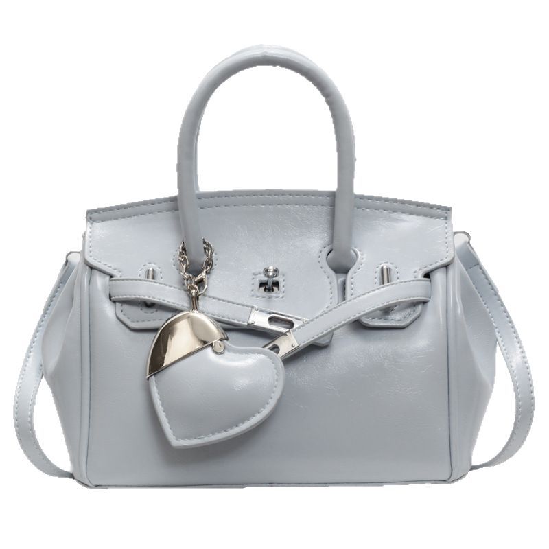 The popular hand-held platinum bag for women in 2025, a new casual soft leather commuter single-shoulder crossbody Kelly bag Item Picture