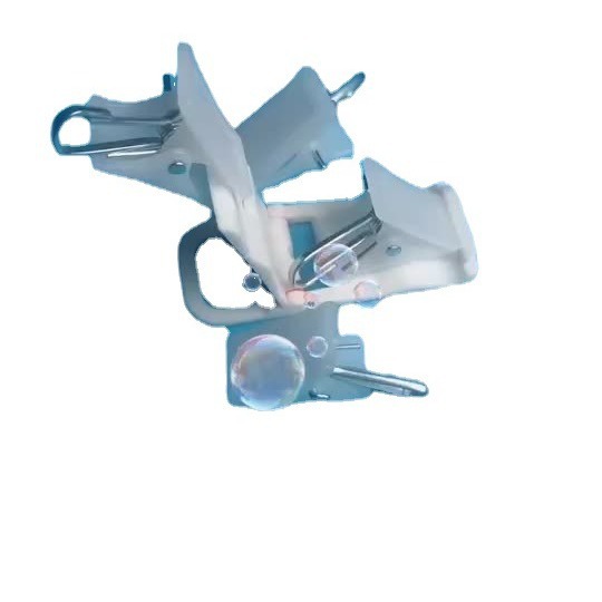 Factory wholesale plastic curtain white small clips with hooks, live mouth rings, curtain clips, and plastic small clips Item Picture