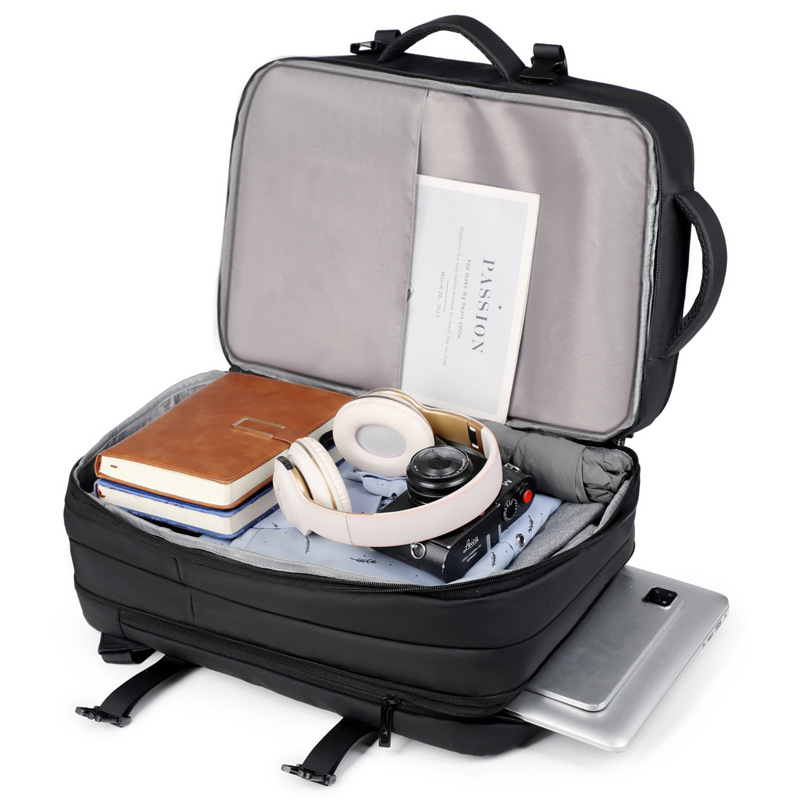 Multi-purpose backpack, large-capacity men's backpack, high-end feel, expandable business trip and travel bag, business commuting computer bag Application Scenario