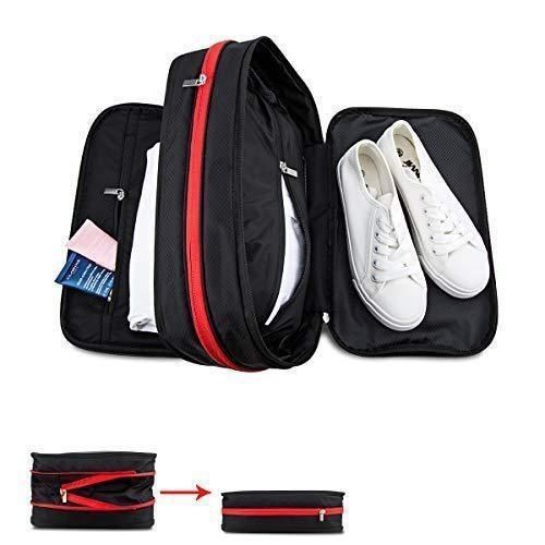 Three-piece travel storage bag set, double-layer large-capacity compressed underwear storage bag, clothing organization set, factory stock full figure