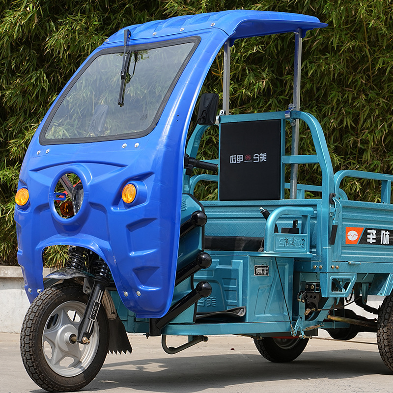 Electric tricycle canopy, front canopy, express delivery cab sunshade, battery tricycle canopy details Picture