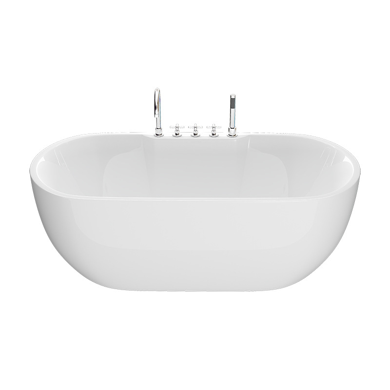 Foshan manufacturer directly supplies large, medium and small-sized household elliptical acrylic bathtubs, hotel engineering bathtubs, QT-088 Application Scenario