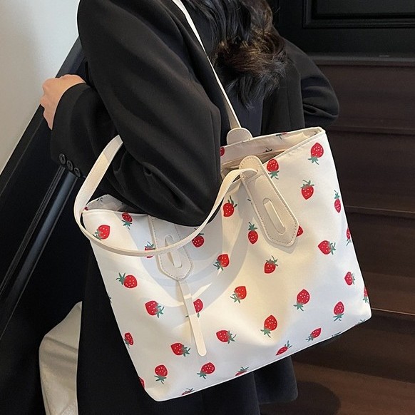 Leopard print casual large bag for women 2025 New large-capacity casual bag, fashionable and versatile shoulder bag full figure