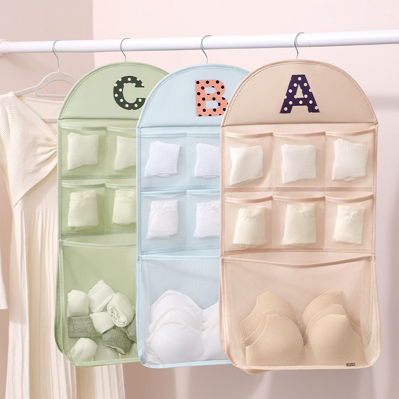 Runhui's new ABC storage hanging bag for wardrobes, underwear and underpants, and stationery for student dormitories full figure