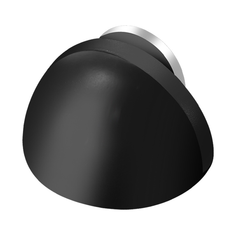 Authentic 304/201 stainless steel turtle-top magnetic ground rubber semi-circular anti-collision door stop with magnetic non-perforated door bump Item Picture
