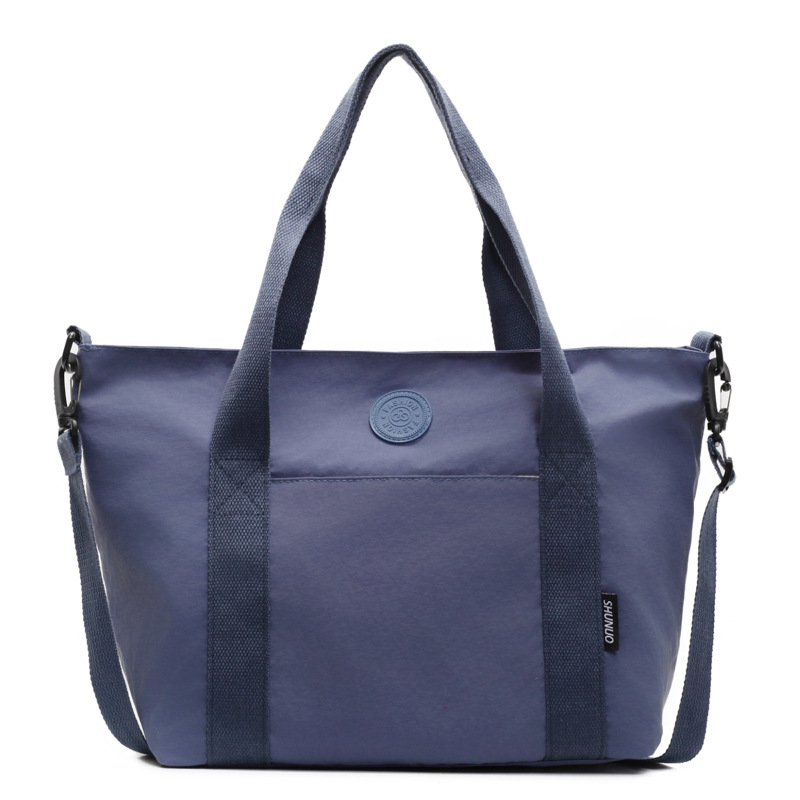 Large-capacity bag, versatile for women in spring and summer, 2025 new simple single-shoulder shopping bag, fabric bag, student tote bag for class Item Picture