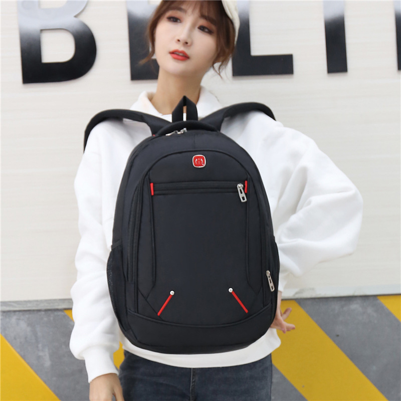 Customized backpacks for men and women, Korean version Harajuku business computer bags, outdoor travel backpacks, new student schoolbags details Picture
