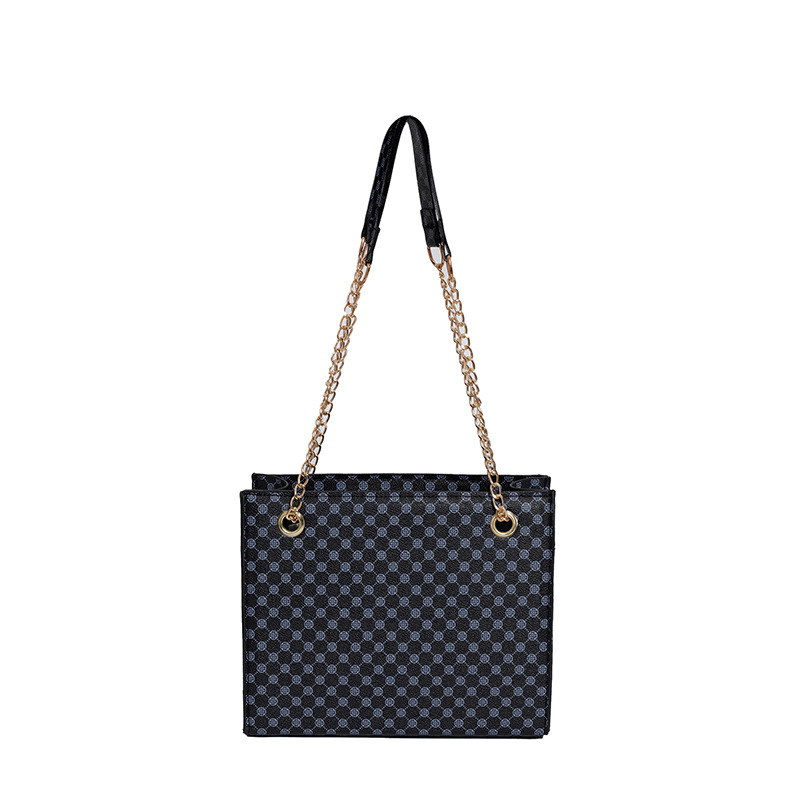 Cross-border trend, personalized, large-capacity fashionable commuting bag for women, 2024 new retro tote bag, casual single-shoulder bag Item Picture