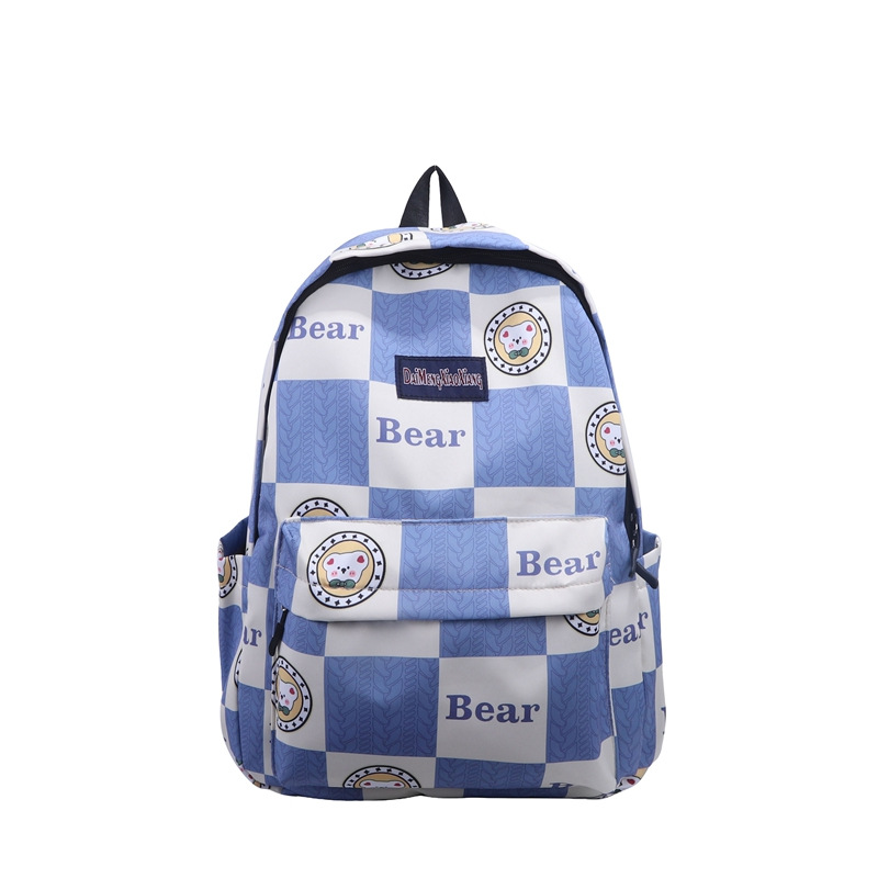 Niche design backpack for girls, cartoon and cute student schoolbag, Hong Kong-style large-capacity Japanese-style Instagram versatile schoolbag for girls Item Picture