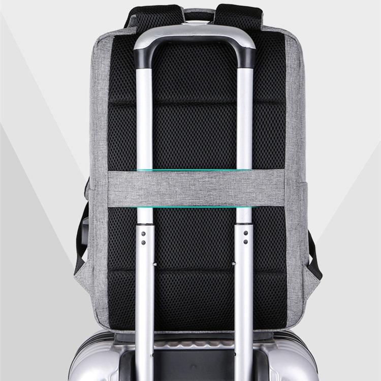 Wholesale of new cross-border casual business computer backpacks, large-capacity men's business travel backpacks with printed logos Specification drawing
