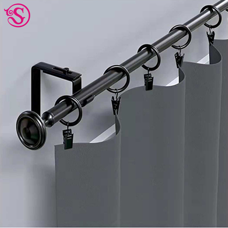Wholesale of cross-border curtain clips, metal curtain hooks, 25MM inner diameter, curtain ring clips, Roman rings details Picture